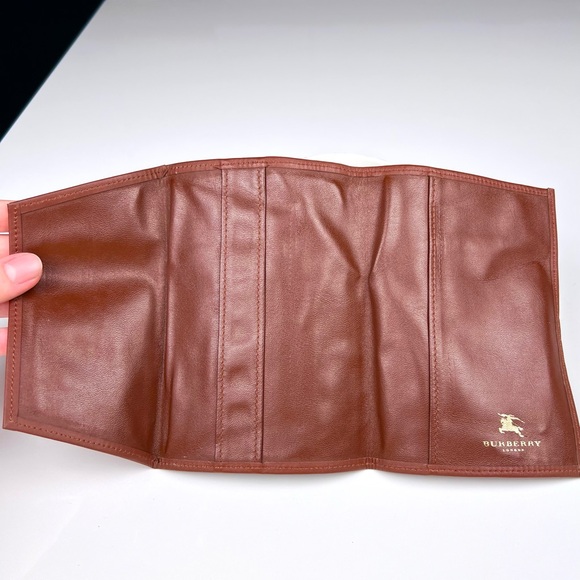 Burberry Book / Planner / Passport Holder Notebook Cover Haymarket Check - Picture 4 of 4